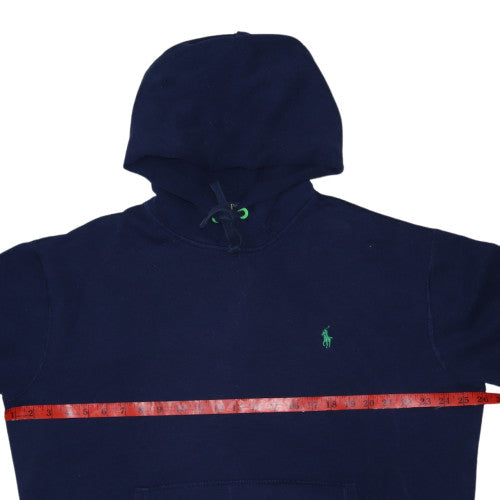 Ralph Lauren Men's Blue Pullover Hoodie XL Regular Fit Fleece
