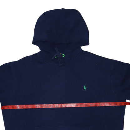 Ralph Lauren Men's Blue Pullover Hoodie XL Regular Fit Fleece