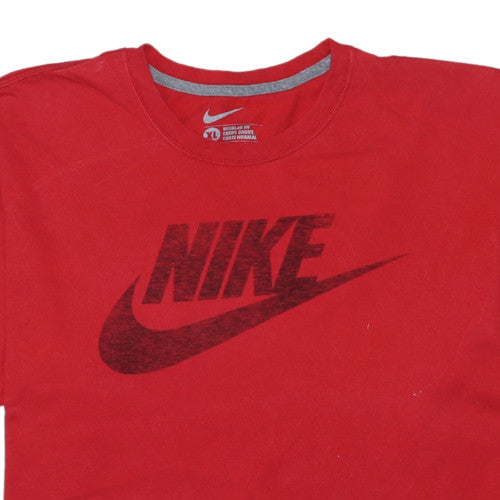 Nike Mens Red XL Regular Fit Crew Neck Graphic T-Shirt