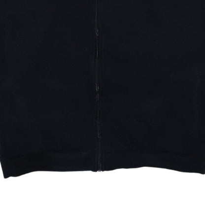 Kappa Men's Grey Black Full Zip Hoodie 2XL Logo Sports Sweatshirt