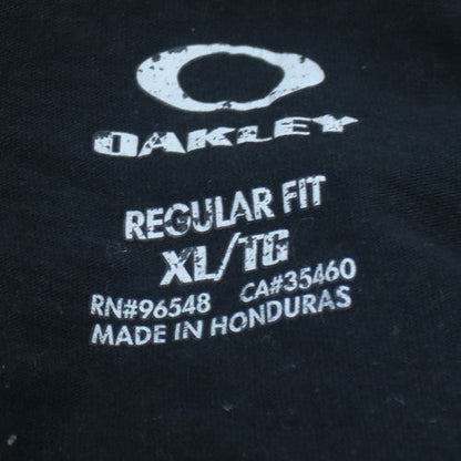Oakley Men's Black Graphic Frogskins XL Regular Fit T-Shirt
