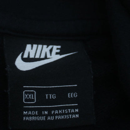 Nike Men's Black 2XL Pullover Hoodie with Logo Pocket Fleece