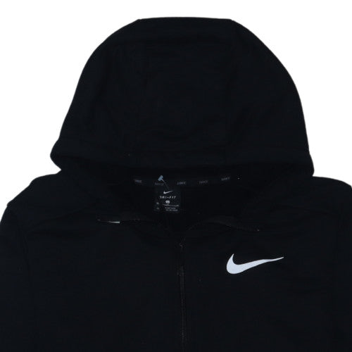 Nike Men's Black Dri-Fit Full Zip Hoodie Size M Sports Jacket