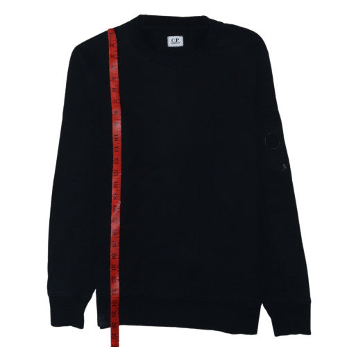 C.P. Company Mens Black Crew Neck Pullover Sweatshirt Size M