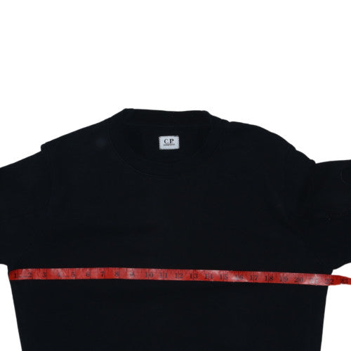 C.P. Company Mens Black Crew Neck Pullover Sweatshirt Size M