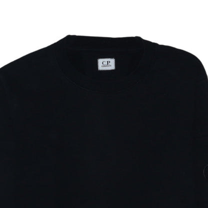 C.P. Company Mens Black Crew Neck Pullover Sweatshirt Size M