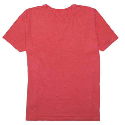 Nautica Men's Red Crew Neck Short Sleeve Graphic T-Shirt XL