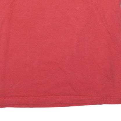Nautica Men's Red Crew Neck Short Sleeve Graphic T-Shirt XL