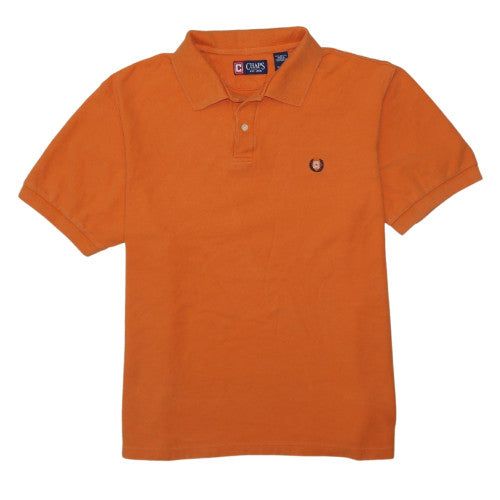 Chaps Men's Orange Cotton Polo Shirt XL Regular Fit