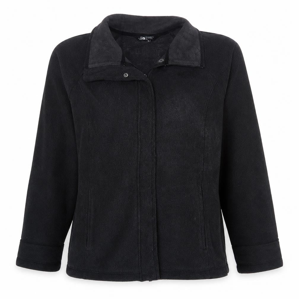 The North Face Women's Black Fleece Jacket Size L Warm Outdoor Coat