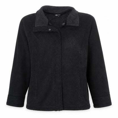 The North Face Women's Black Fleece Jacket Size L Warm Outdoor Coat