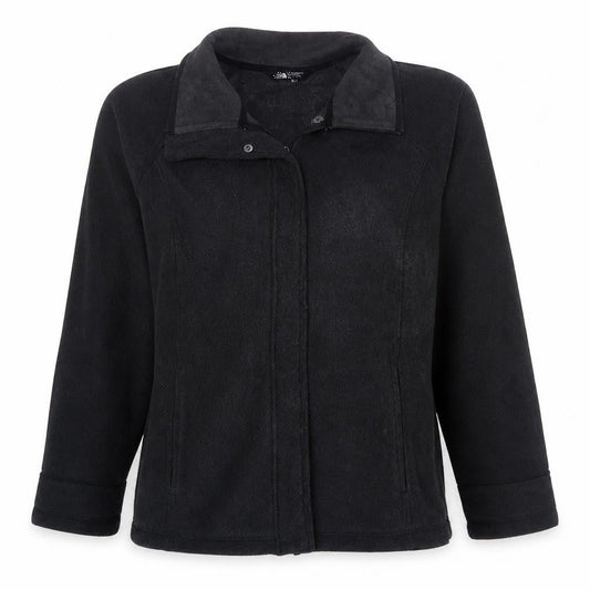 The North Face Women's Black Fleece Jacket Size L Warm Outdoor Coat