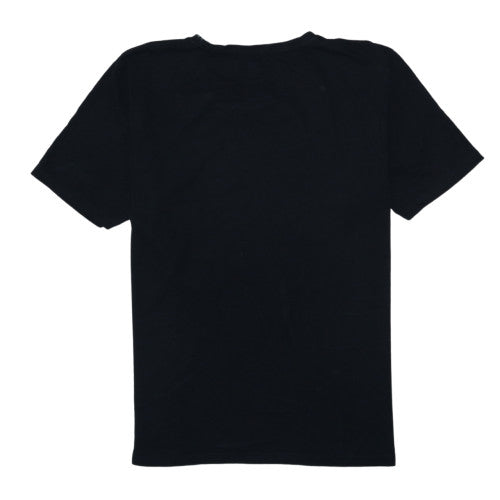 Adidas Men's Black 2XL Crew Neck Cotton Short Sleeve T-Shirt