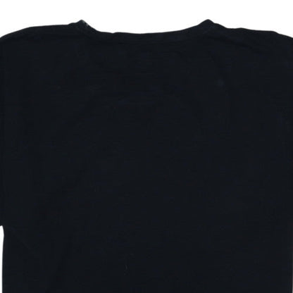 Adidas Men's Black 2XL Crew Neck Cotton Short Sleeve T-Shirt