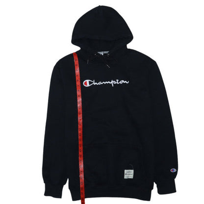 Champion Men's Black 2XL Pullover Hoodie Embroidered Logo
