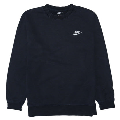 Nike Mens Black Regular Fit Crew Neck Pullover Sweatshirt M