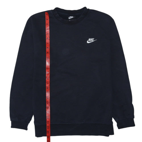 Nike Mens Black Regular Fit Crew Neck Pullover Sweatshirt M