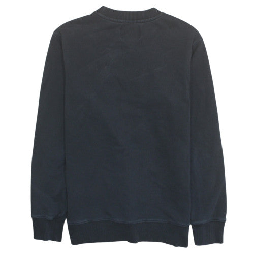 Calvin Klein Jeans Men's Black Small Pullover Logo Sweatshirt