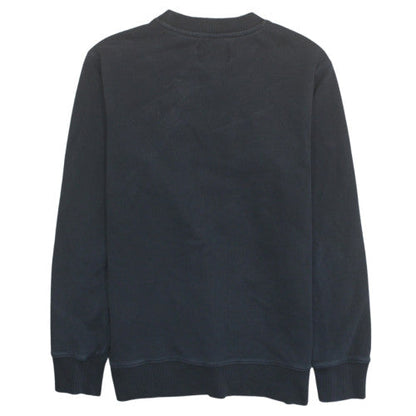 Calvin Klein Jeans Men's Black Small Pullover Logo Sweatshirt