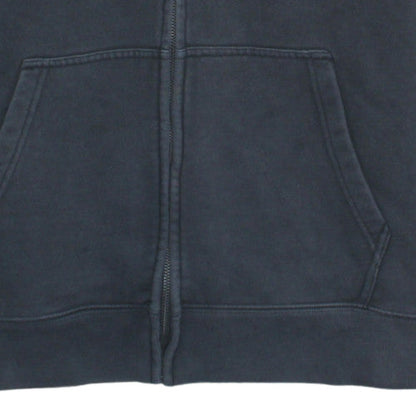 Vans Mens Black Full Zip Hoodie Large Cotton Fleece Skateboarding