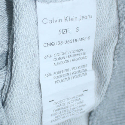 Calvin Klein Jeans Men's Grey Full Zip Hoodie Size S