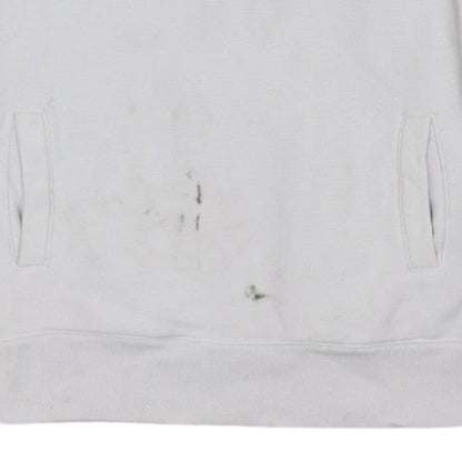Champion Men's White XS 1/4 Zip Fleece Sweatshirt