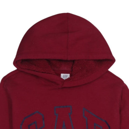 GAP Women Burgundy Pullover Hoodie M Cotton Blend Casual
