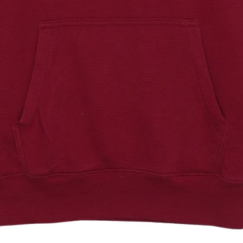 GAP Women Burgundy Pullover Hoodie M Cotton Blend Casual