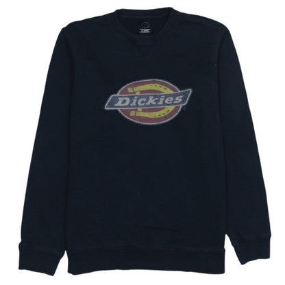 Dickies Men’s Blue XL Pullover Sweatshirt Crew Neck Logo Print
