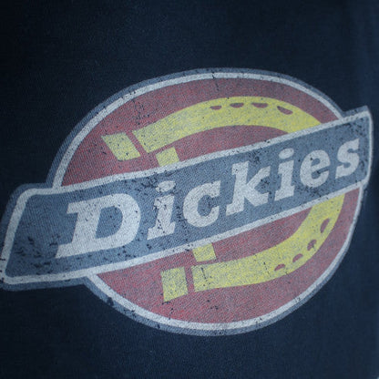 Dickies Men’s Blue XL Pullover Sweatshirt Crew Neck Logo Print