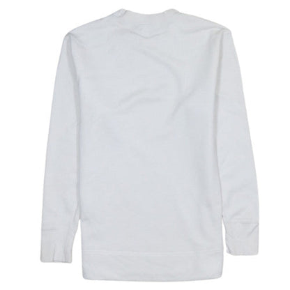 Champion Men's White Crew Neck Sweatshirt CWS Logo Size One Size