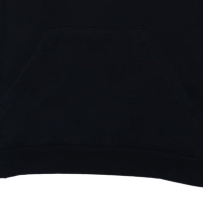 Adidas Boys Black Pullover Hoodie Worldwide Sport Logo Size 146