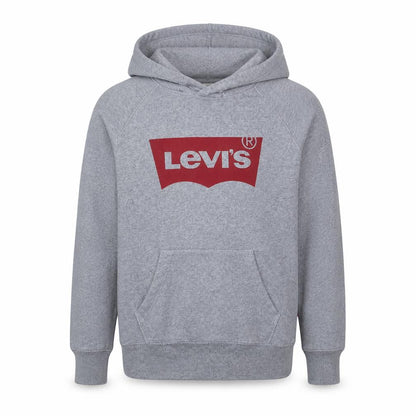 Levi's Men's Grey XS Pullover Hoodie with Logo Design