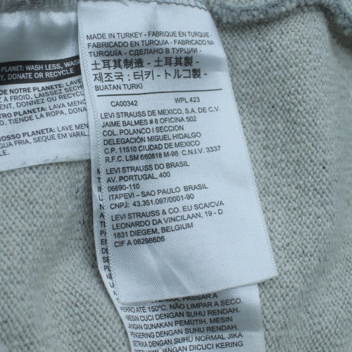 Levi's Men's Grey XS Pullover Hoodie with Logo Design