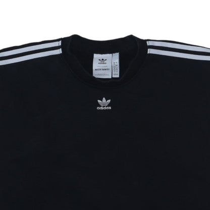 Adidas Rich Mnisi Women's Black Multicolour Crew Neck Sweatshirt UK 16