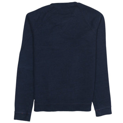 Lacoste Men's Blue Crew Neck Cotton Pullover Sweatshirt M