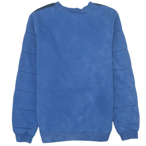 Nike Mens Blue Pullover Sweatshirt Crew Neck Long Sleeve Casual Jumper
