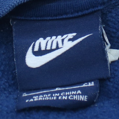 Nike Mens Blue Pullover Sweatshirt Crew Neck Long Sleeve Casual Jumper