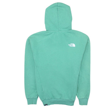 The North Face Womens Green Pullover Hoodie Small Cotton Blend
