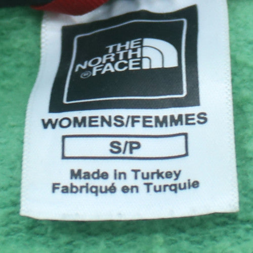 The North Face Womens Green Pullover Hoodie Small Cotton Blend