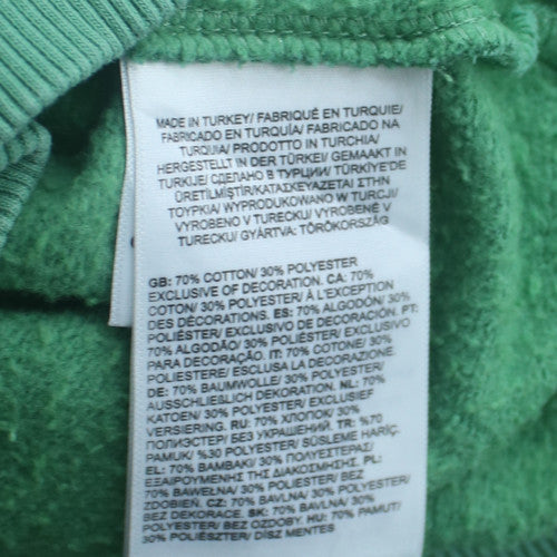 The North Face Womens Green Pullover Hoodie Small Cotton Blend