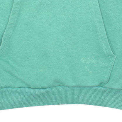 The North Face Womens Green Pullover Hoodie Small Cotton Blend