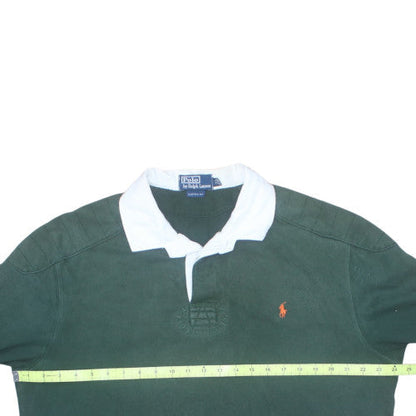 Polo Ralph Lauren Men's Green XL Rugby Sweatshirt Custom Fit