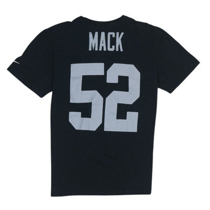 Nike Men’s Black Raiders 52 Athletic Fit Graphic T-Shirt M