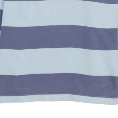 Canterbury Men's Blue XL 1/2 Zip Striped Rugby Sweatshirt