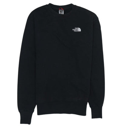 The North Face Mens Black M Crew Neck Sweatshirt Fleece Cotton Blend