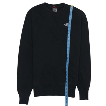 The North Face Mens Black M Crew Neck Sweatshirt Fleece Cotton Blend