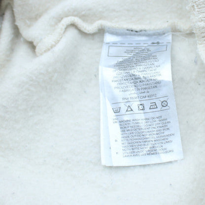 Adidas Womens White XS Pullover Sweatshirt with Drawstring Hem