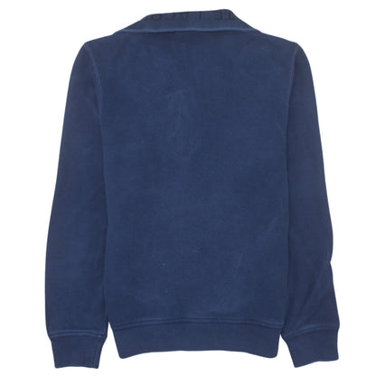 Lacoste Men's Blue 1/2 Zip Cotton Sweatshirt Size S