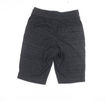 Nike Men's Black Small Athletic Sweat Shorts with Zip Pockets